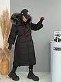 Hosszú télikabát levehető kapucnival WINTER