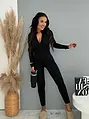Alakformáló bordázott overál beakasztós ujjal IMPACT
