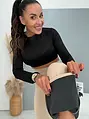 Bélelt magas derekú, trapéz szárú leggings WINTER