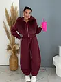 Prémium baggy melegítőszett szőrmével WINE LUXURY