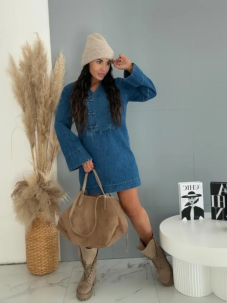 Lezser farmer ruha gombokkal MONA
