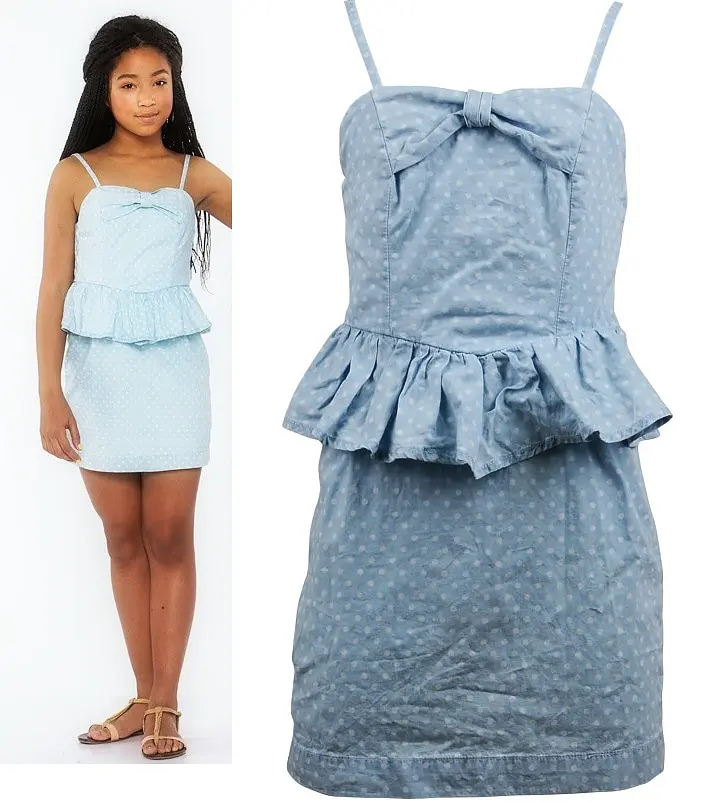 Kislány pöttyös ruha