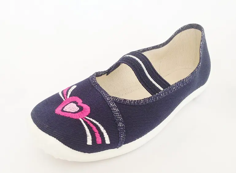 Kislány vászon papucs